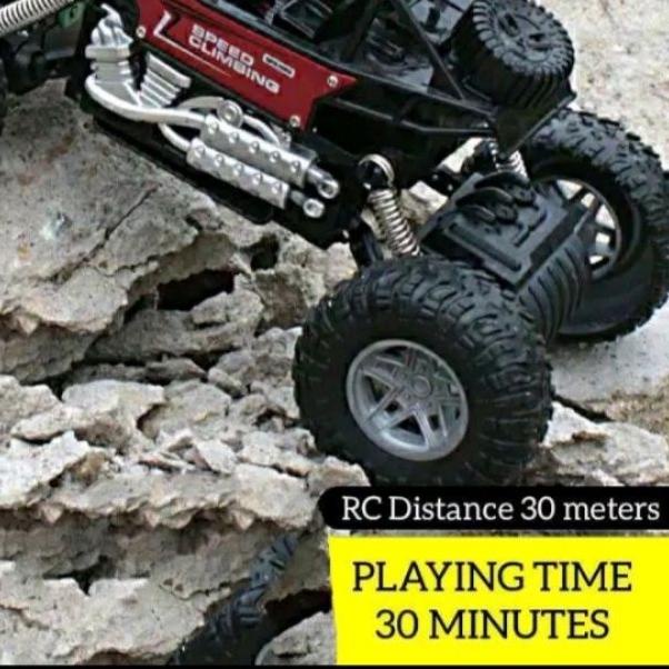✵ Mobil Remote Kontrol Rc Super High Speed Climbing Car mainan mobil JEEP OFFROAD ➢