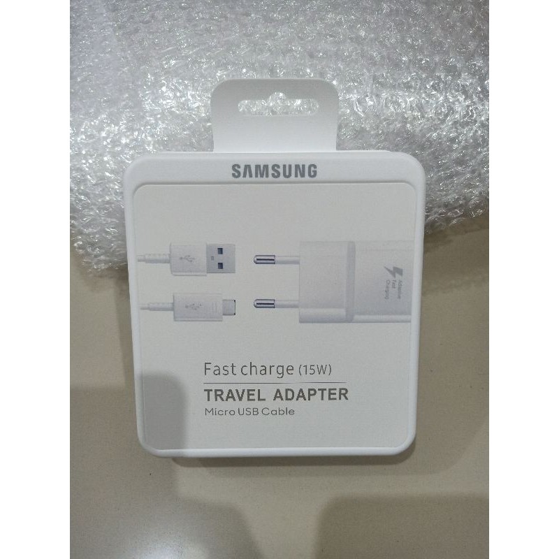 Charger Samsung Fast Charging 15W Original 100% Asli (note4,dll) Packing Box