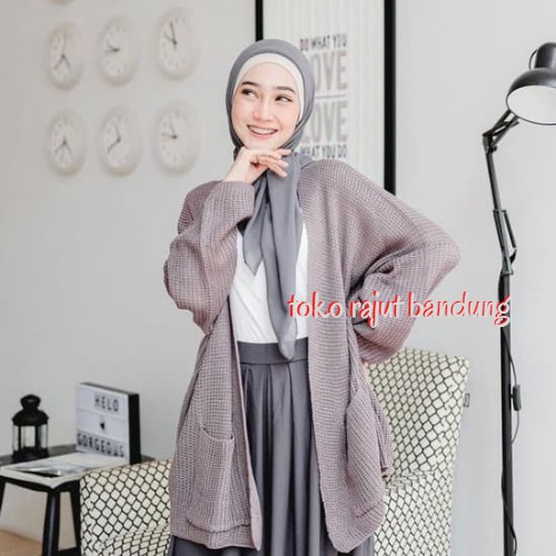 CARDIGAN RAJUT OVERSIZE CARDY JUMBO RAJUT WANITA  KARDIGAN RAJUT WANITA TEBAL KUALITAS SUPER PREMIUM-8