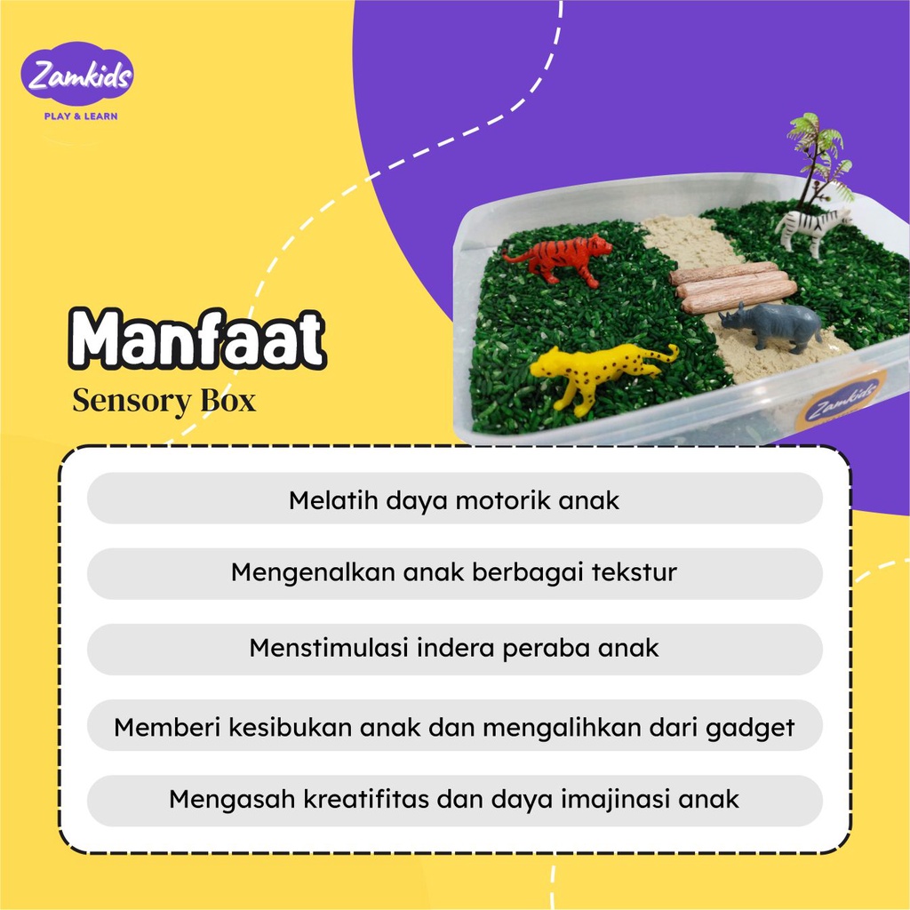 MAINAN EDUKASI MONTESSORI MONTESORI SENSORY BOX BIN PLAY SENSORYPLAY ANAK BALITA BAYI