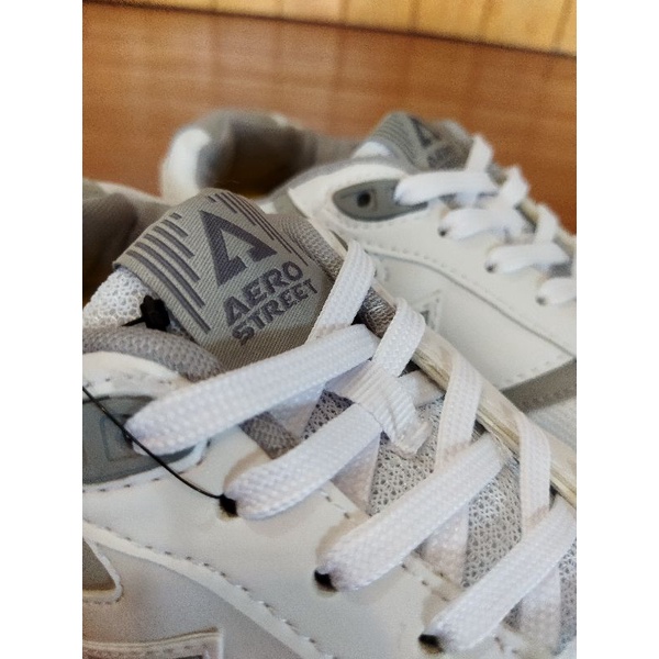 Aerostreet Osaka Putih Abu Muda BNIB - Sepatu Sneakers Casual