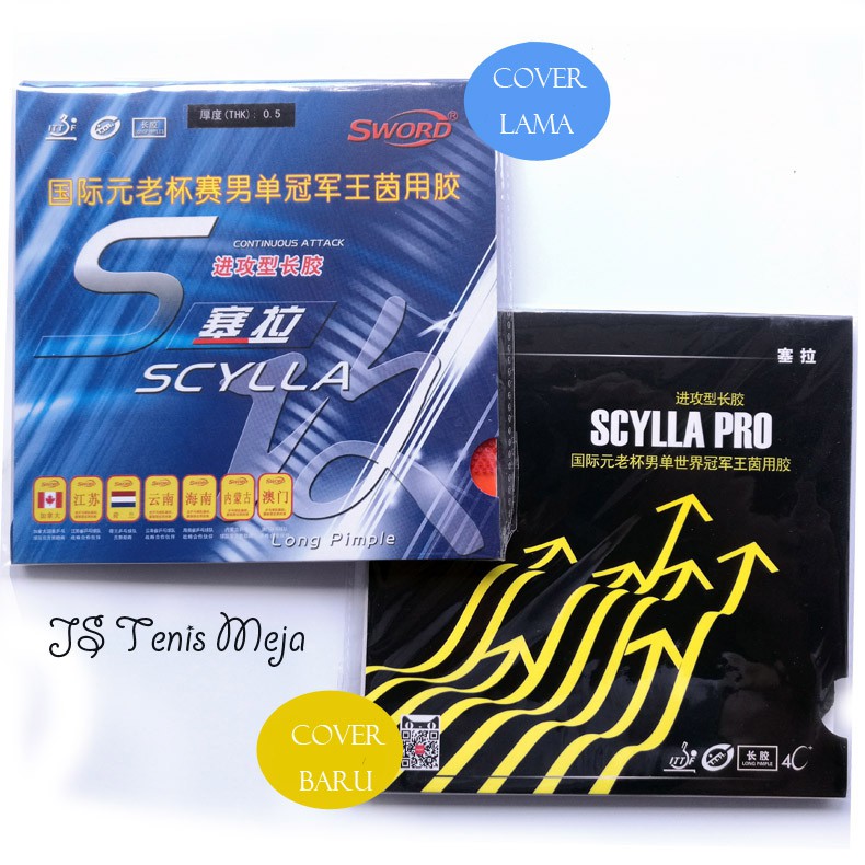 Scylla Pro karet bintik tenis meja pingpong