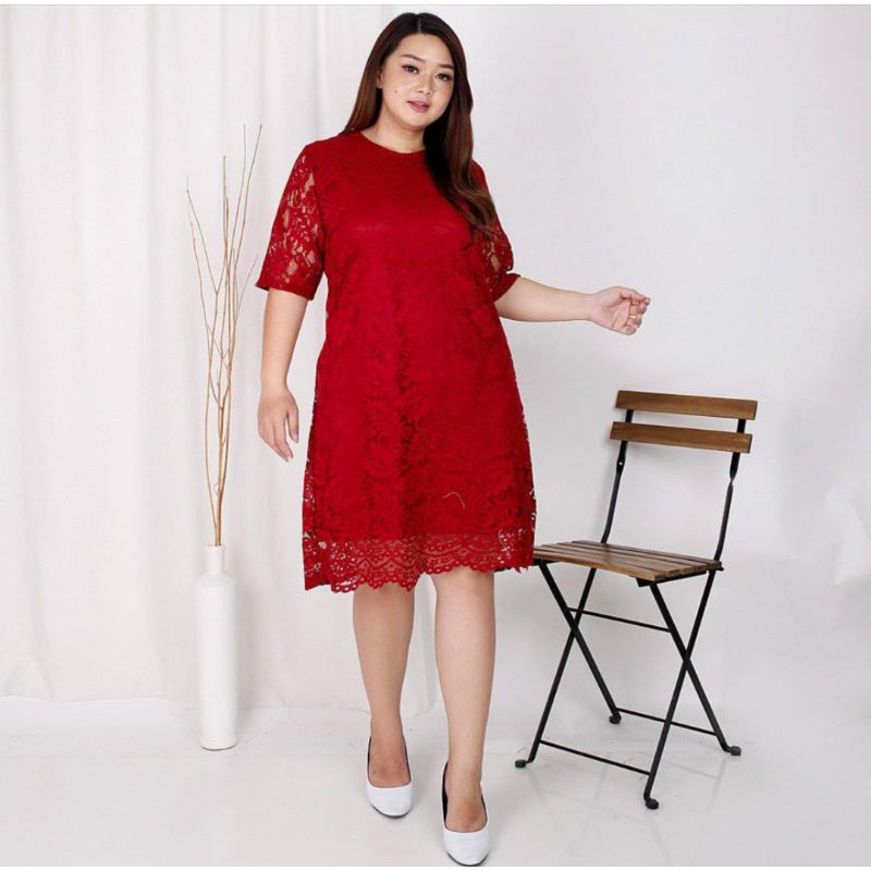 DRESS BROKAT IMPORT JUMBO