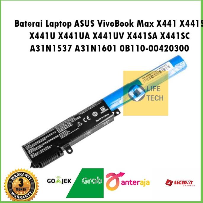 Jual Baterai Laptop ASUS VivoBook Max X441 X441S X441U X441UA X441UV
