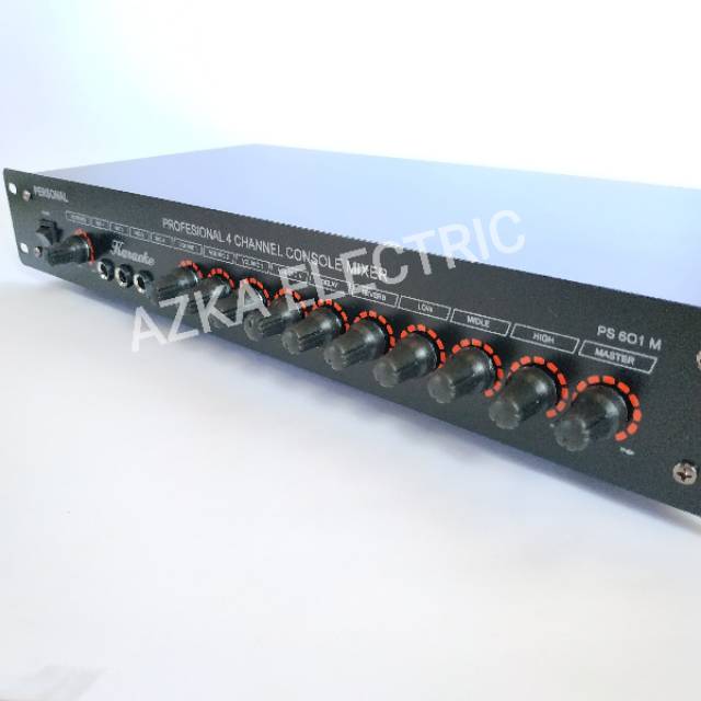 Mixer 4 Channel Plus Digital Echo Dan Tone Control