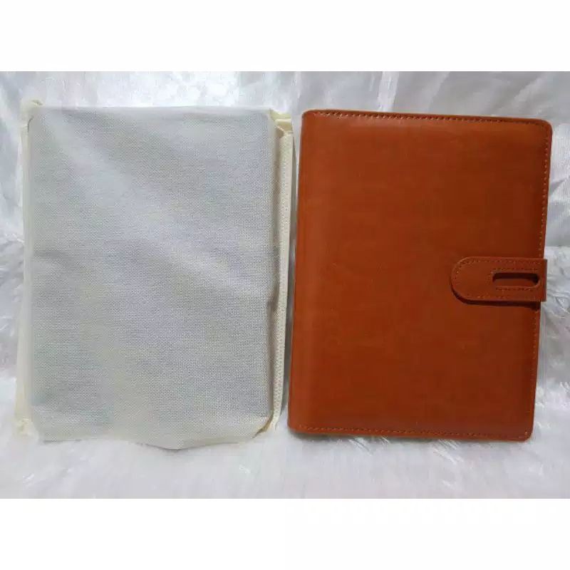 AG 03 Agenda Kulit Exclusive / Agenda Binder Kulit / Notebook Kulit dapat dicustom Logo Perusahaan