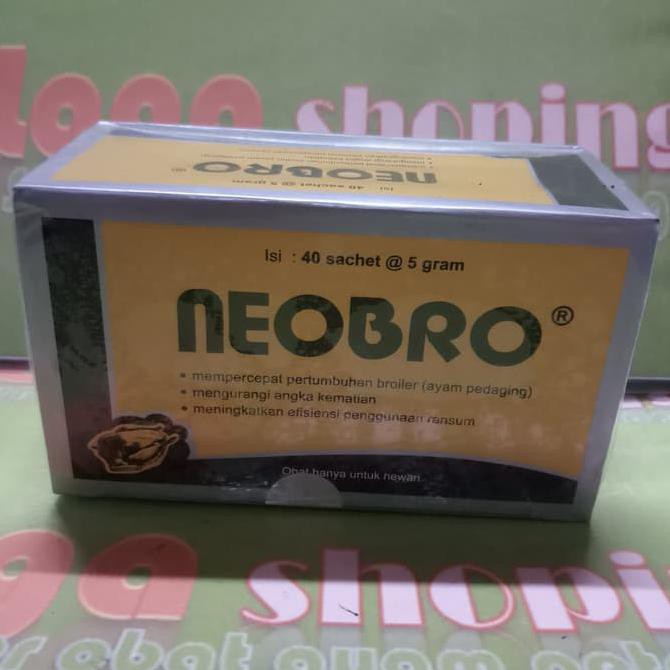 

NEOBRO 1ds 40bks @5gr vitamin nafsu ayam burung hamster makan