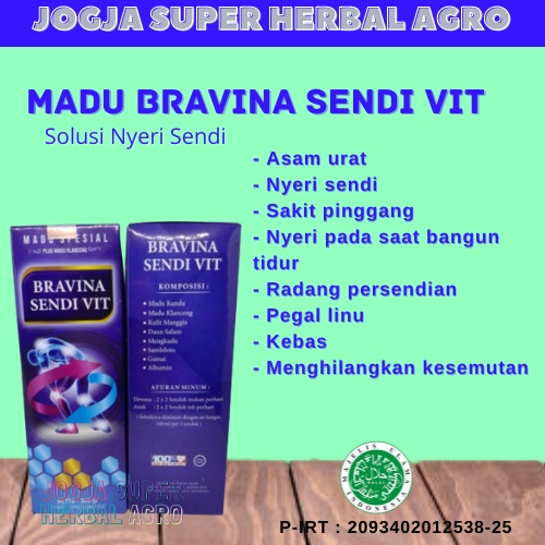 

Obat sakit Pinggang Nyeri Sendi, Kesemutan Madu Sendi Vit Bravina