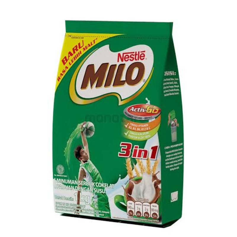 

Milo 3 in 1 1 Kg