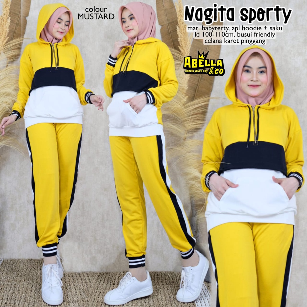 ONE SET MUSLIMAH BAJU OLAHRAGA