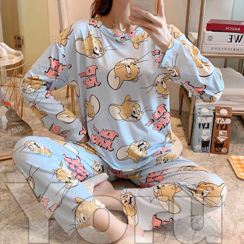 Pamelo Cod baju tidur PP/3/4 import/20 corak/baju tidur import/fashion wanita/baju tidur murah/bangk