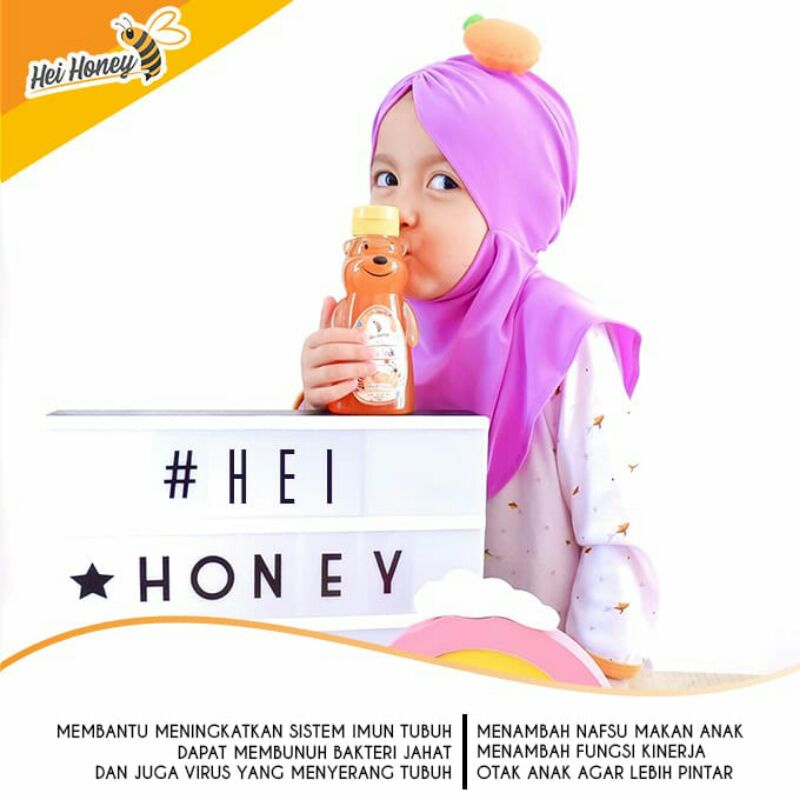 

hai honey-madu anak 250gr rasa jeruk
