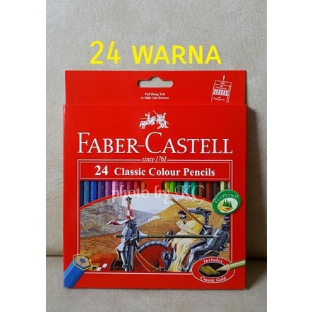 

ATK81FC 24 warna Classic Colour Pensil Warna 115854 faber castell feb