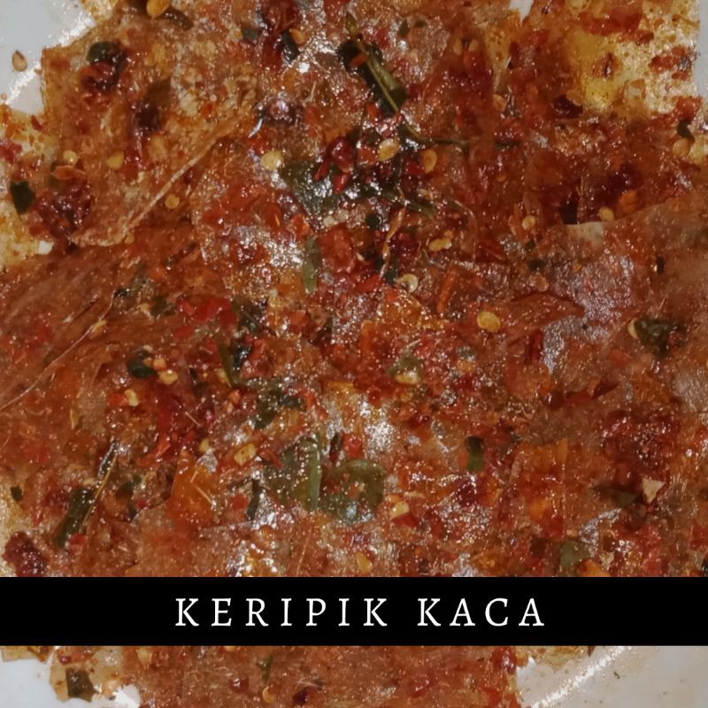 

(100 Gram) KERIPIK KACA Pedas & Original