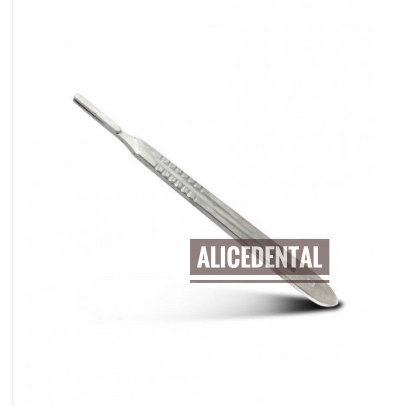 Dental scalpel surgical blade handle no 3 4 gagang bisturi mata pisau gigi gusi handel