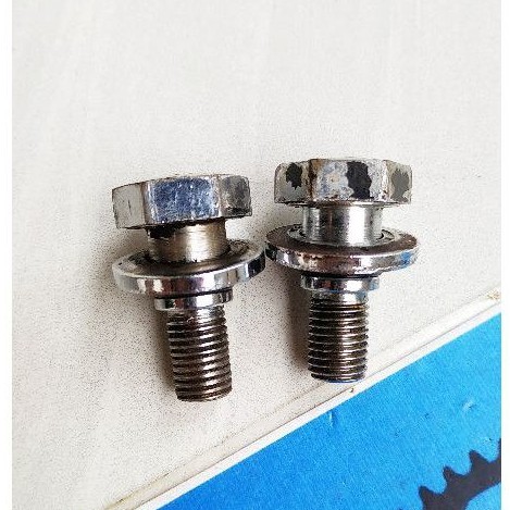 baut sok shockbreaker atas atau baut segitiga kanan kiri jialing kancil bekas original