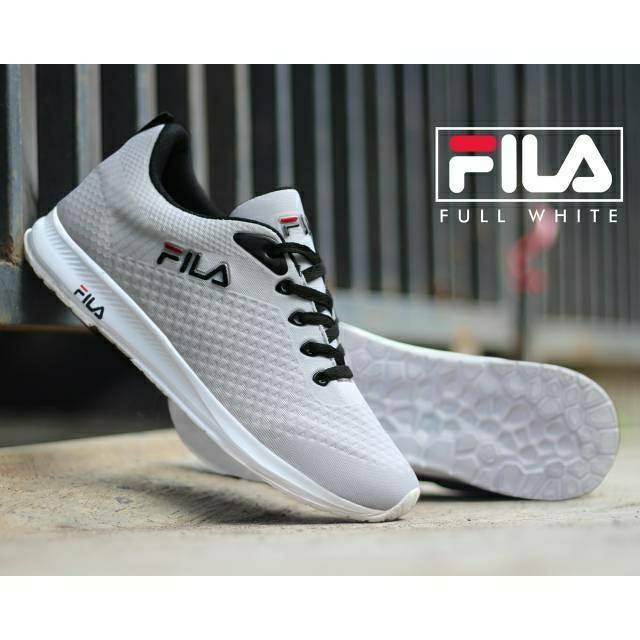  Sepatu  Sport Pria Termurah fila White ukuran  39 44  by Oreo 