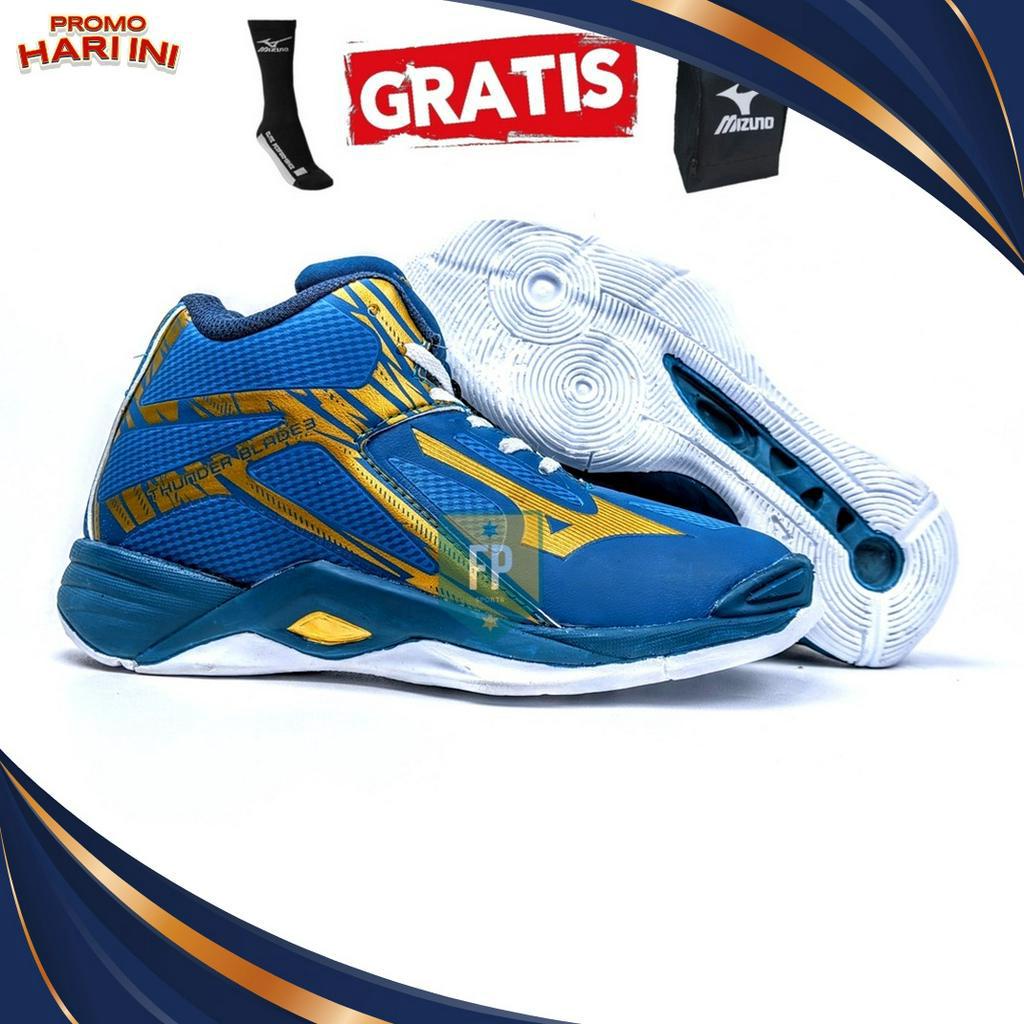 PROMO TERBATAS Sepatu voli Mizuno Thunderblade 3 Volly Ball Sepatu Voli Mizuno Wanita Terbaru Sepatu