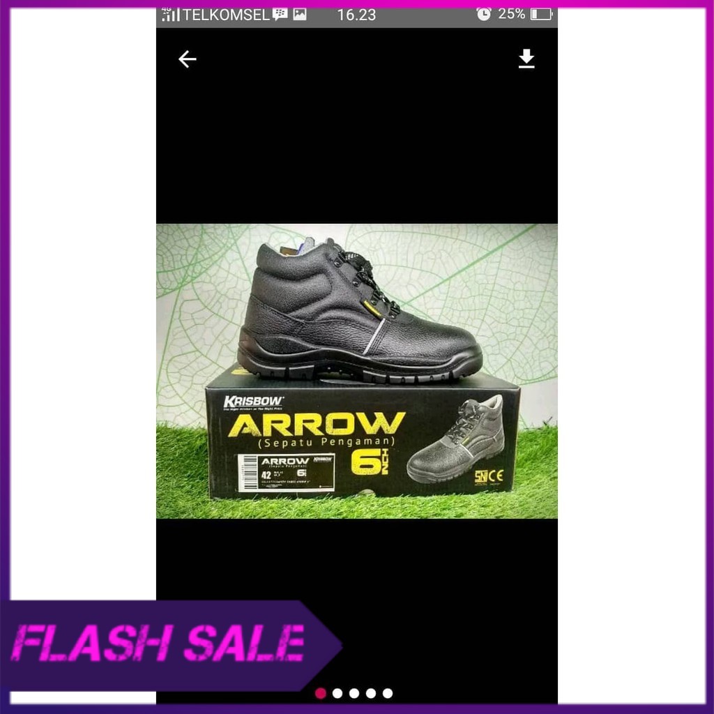 sepatu safety krisbow arrow 6inch