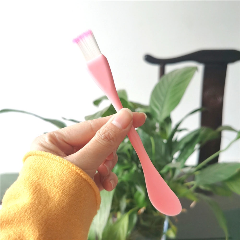 【COD Tangding】1pc Brush Spoon Two Side Random Color Make Up Tool