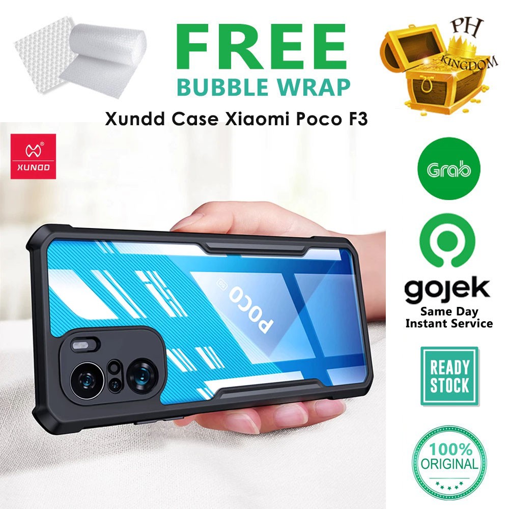 XUNDD Xiaomi Poco F3 - PREMIUM SHOCKPROOF CLEAR SLIM CASE