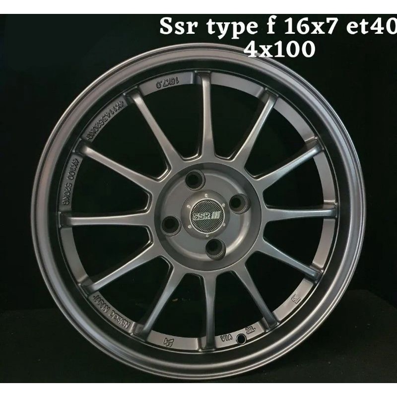 Velg ssr type f r16 plus ongkir jawa lokal