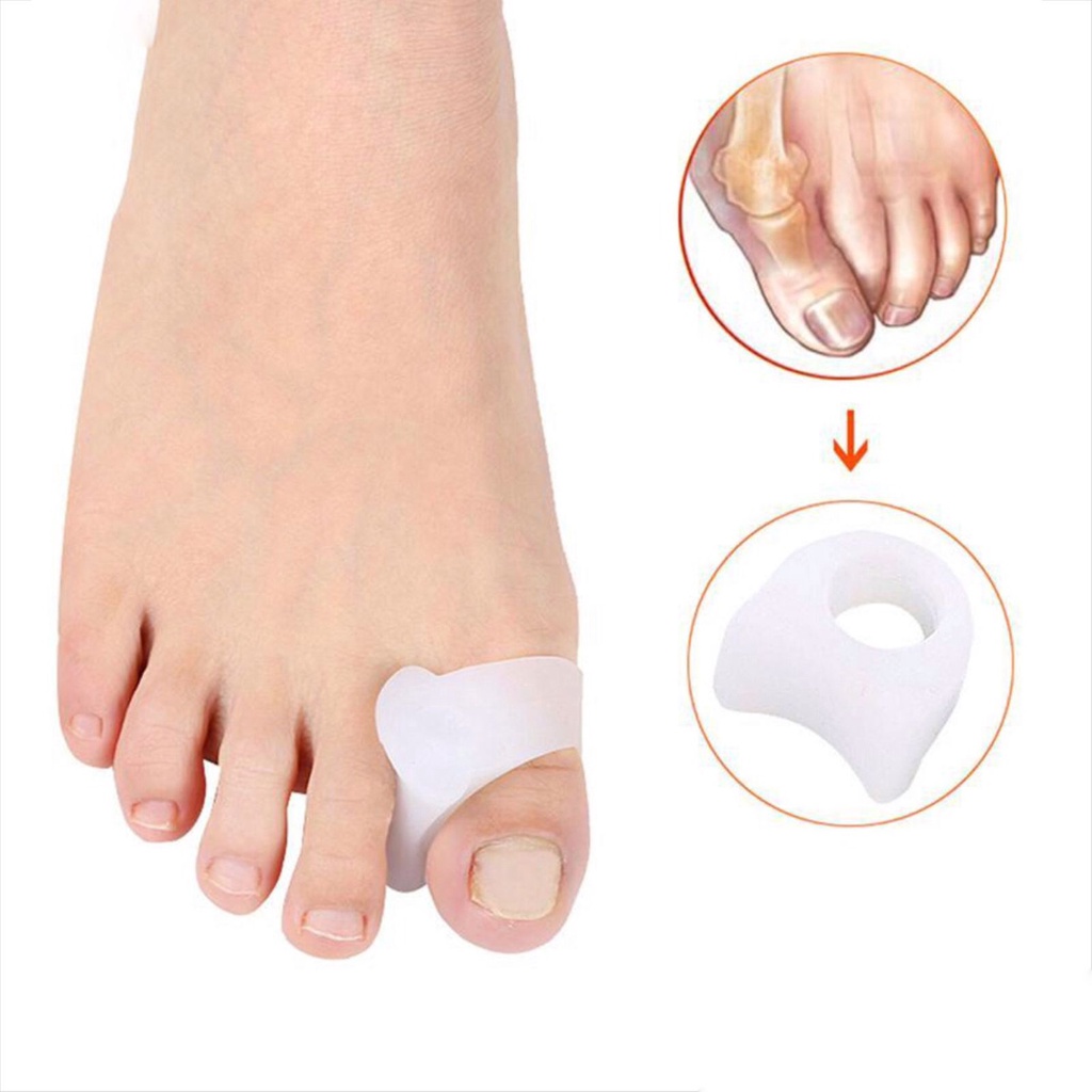 Pemisah Jari Kaki Bahan Silikon - Bunion - 1 Pasang