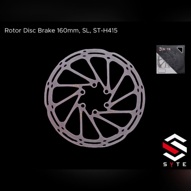 Rotor Disc Brake Piringan Cakram SYTE Sepeda 160mm 6 Bolts ST-H415 Minion Lipat MTB | High Quality