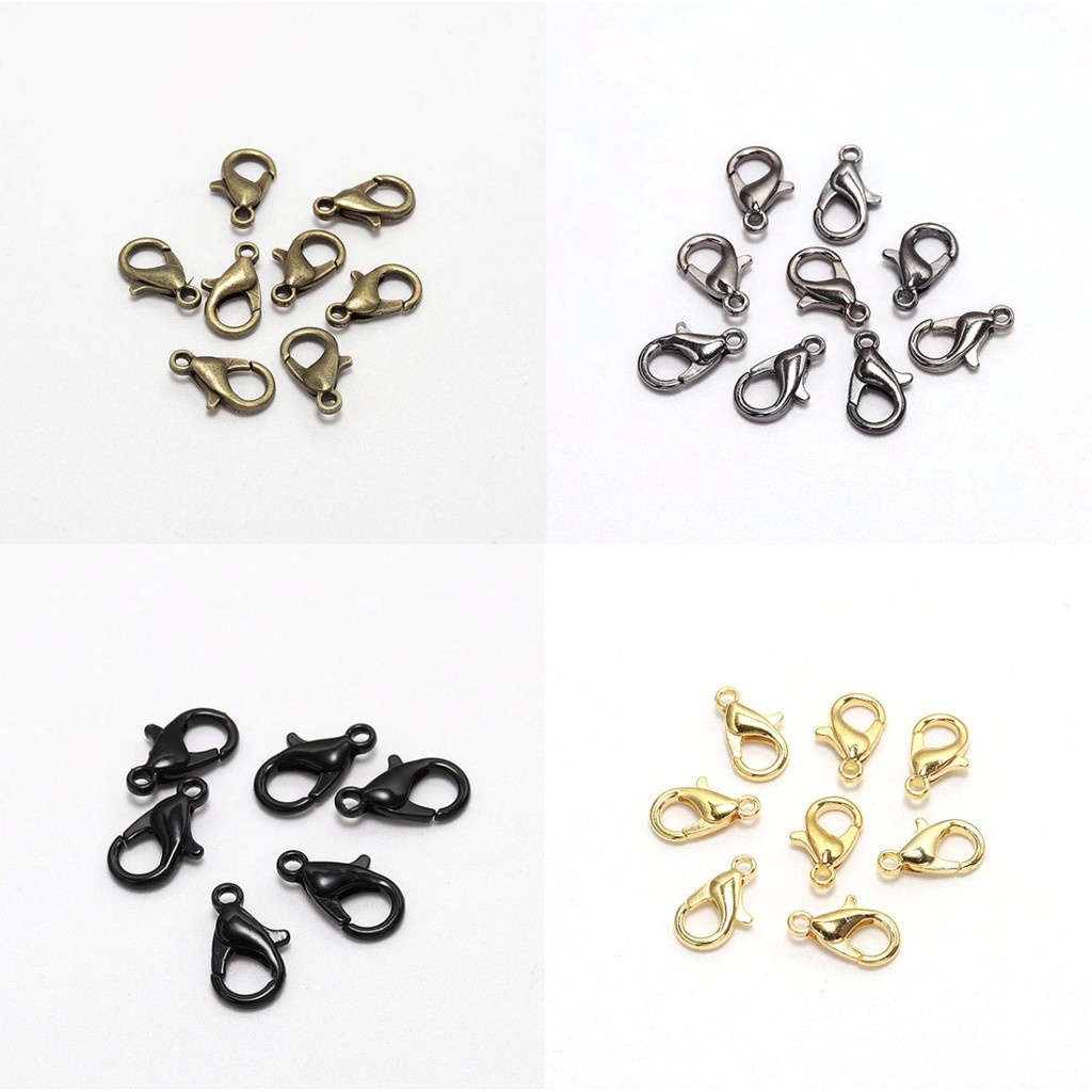 Uk 16mm(303) - 21mm( 305) Harga/50pc Kait Lobster Kait Kalung / Kait Gelang / Kait Liontin