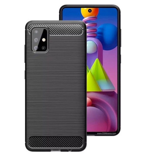 CASE SLIM FIT CARBON IPAKY SAMSUNG GALAXY M51 SOFTCASE - FA