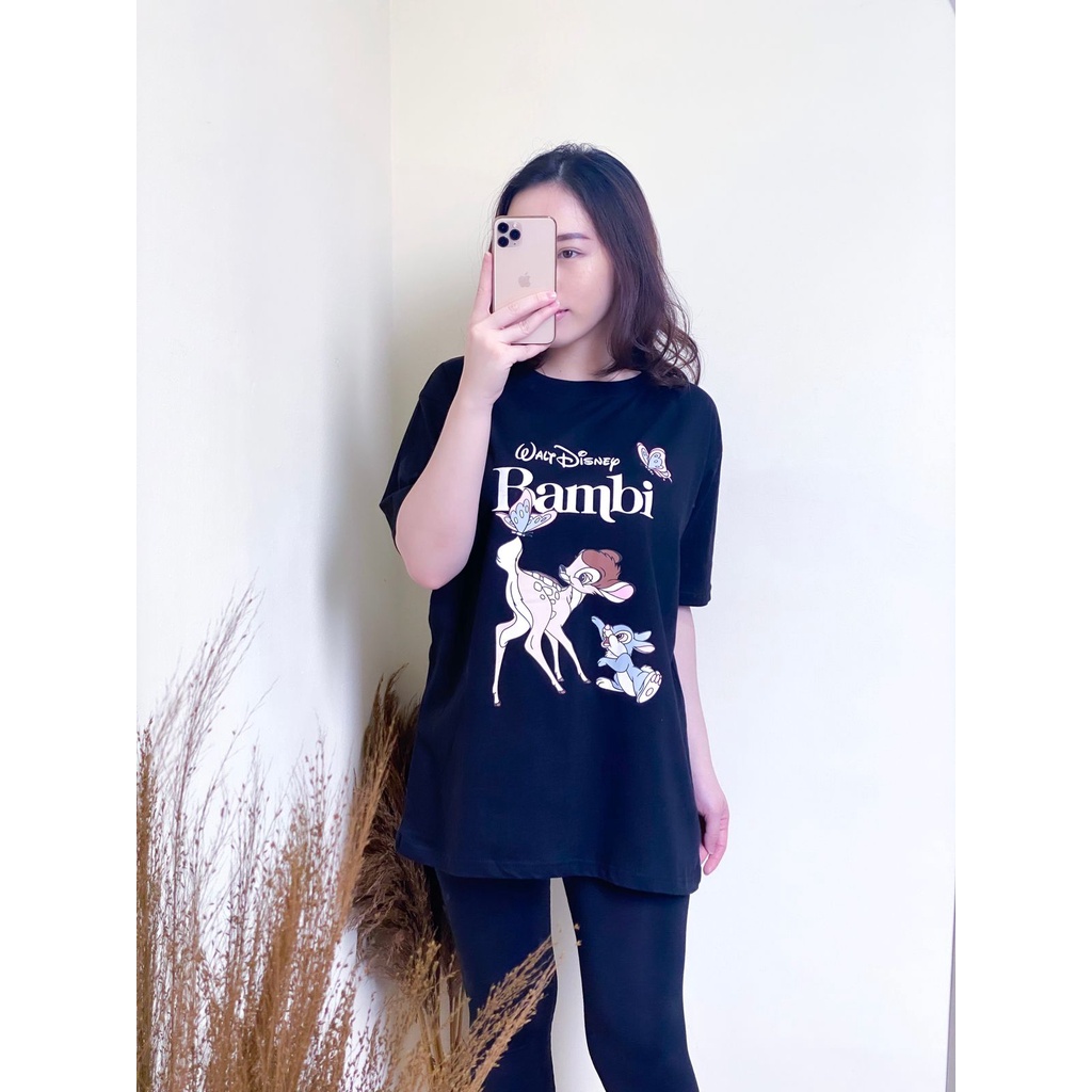 Kaos Wanita Oversize Bahan Cotton Atasan Wanita Jumbo XXL Kaos Lengan Pendek