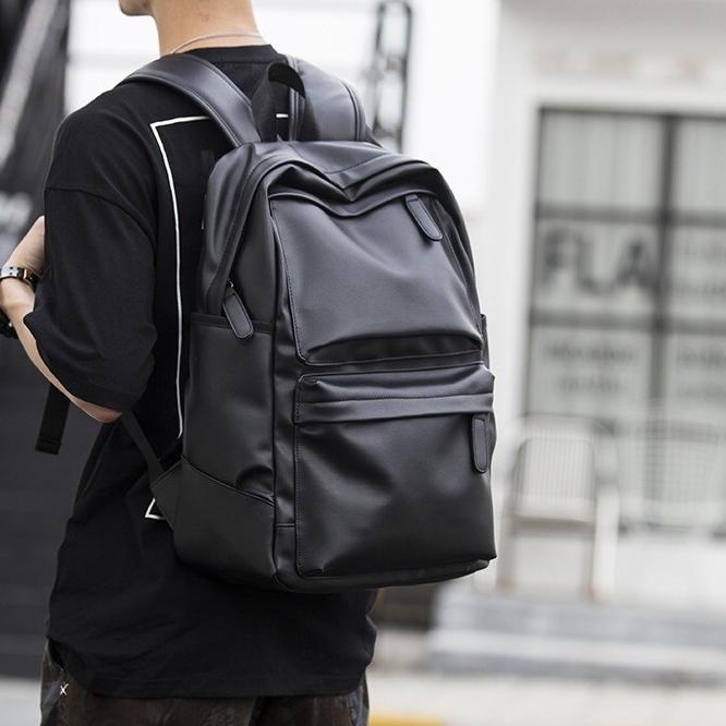 TAS RANSEL KULIT ERVARD - BACKPACK PREMIUM QUALITY - . Tas Punggung Pria & Wanita