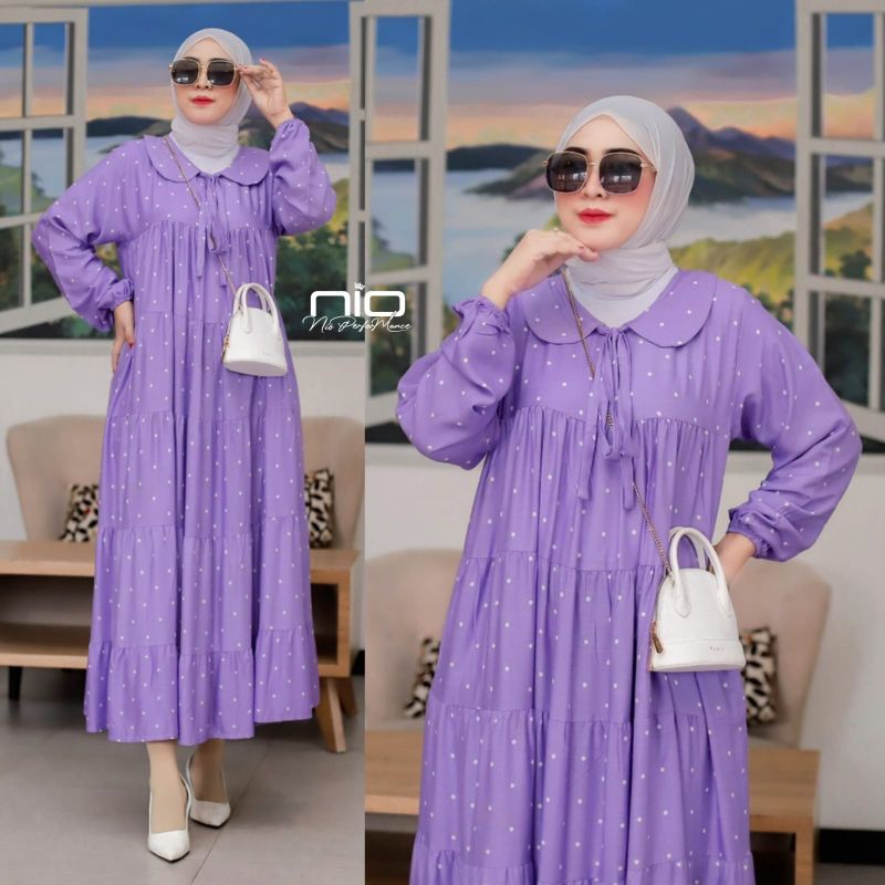 NEW Long tunik polka by NIO PERFORMANCE