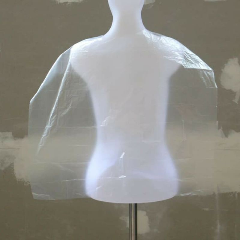 Kep cape kip salon pelindung cat rambut semir plastik sekali pakai