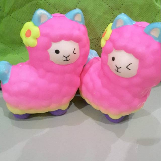 MURAH Mainan anak squishy llama alpaca pink jumbo hadiah ultah