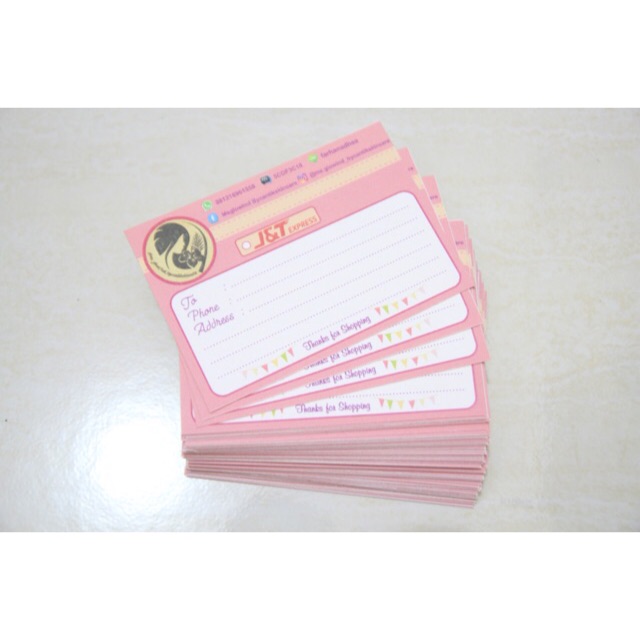 

STICKER PENGIRIMAN/SHIPPING LABEL ISI 200 pcs bisa custom