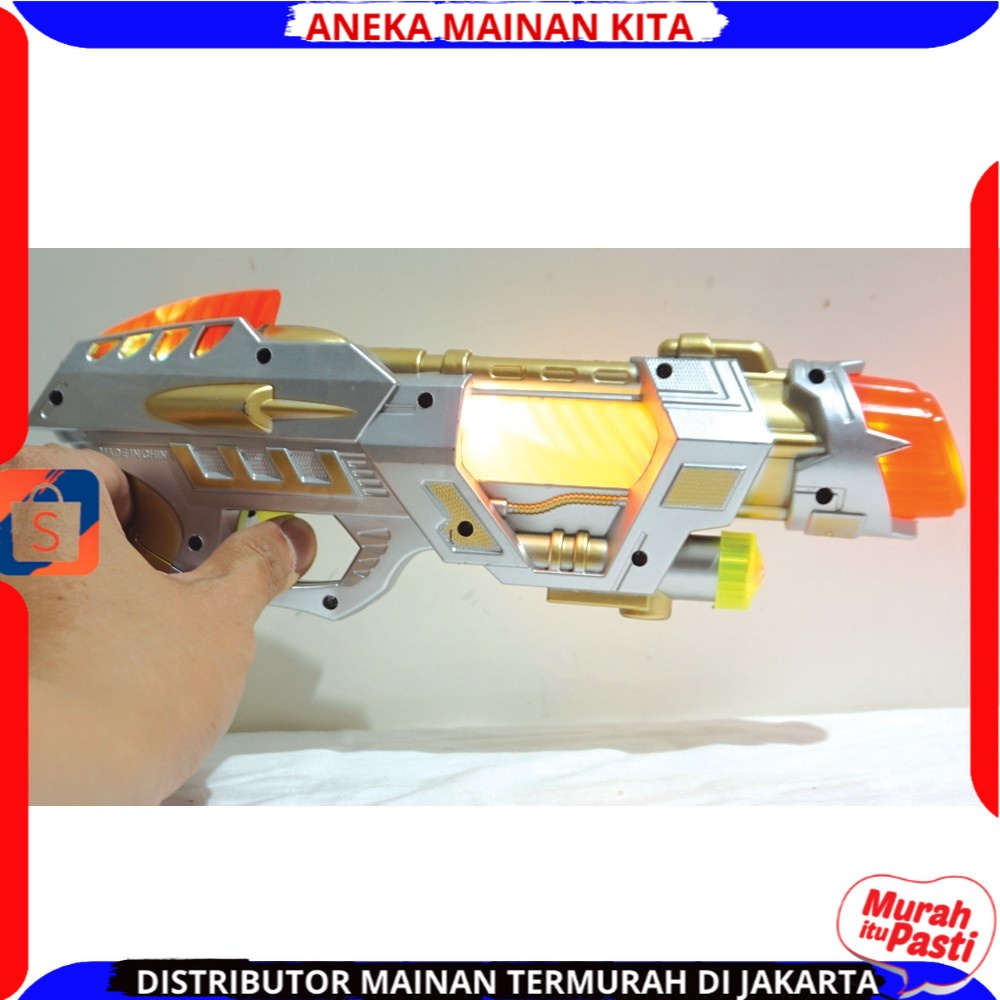 mainan anak laki laki mainan pistol laser pistol baterai anak