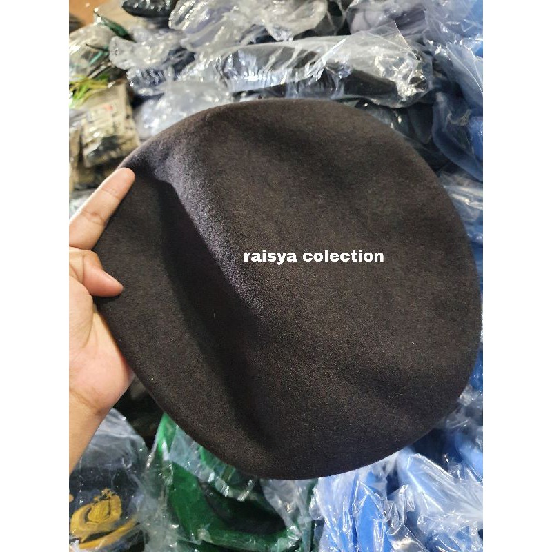 baret kacamata sabhara / baret kacamata pramuka / baret kacamata coklat