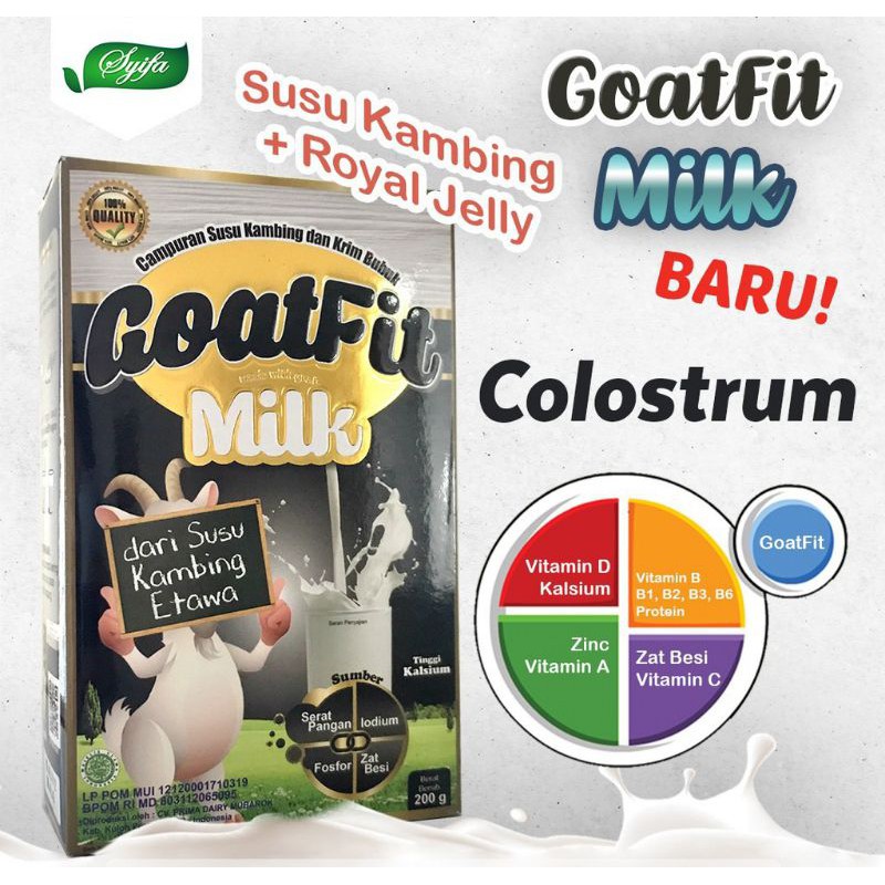 

Susu Kambing Etawa GOATFIT Milk plus Colostrum