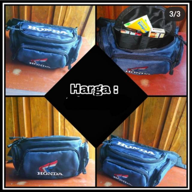 Tas waistbag honda