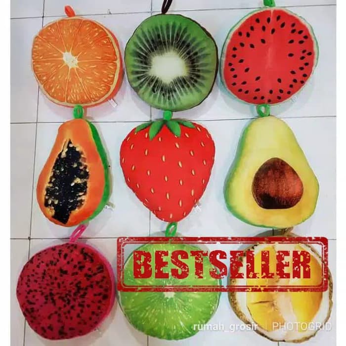 TERLARIS Boneka Bentuk Buah - JERUK ORANGE