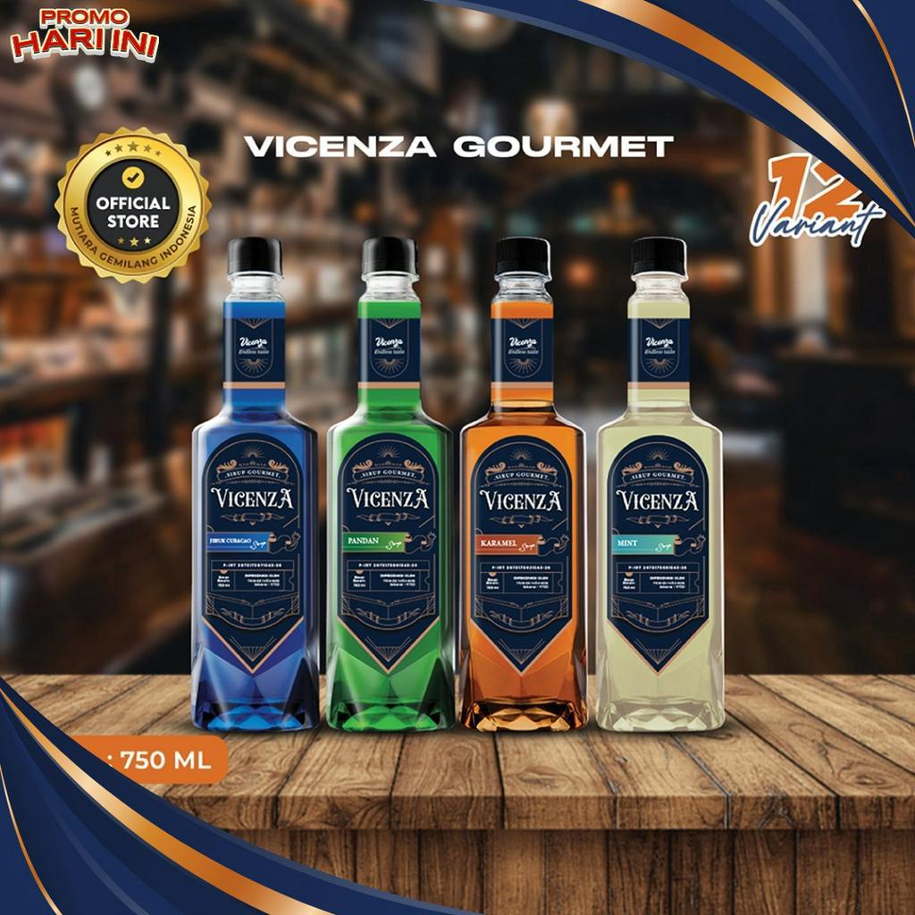 

MURAH MERIAH Vicenza Gourmet Syrup Sirup Import Minuman Taiwan 75ml 1ml