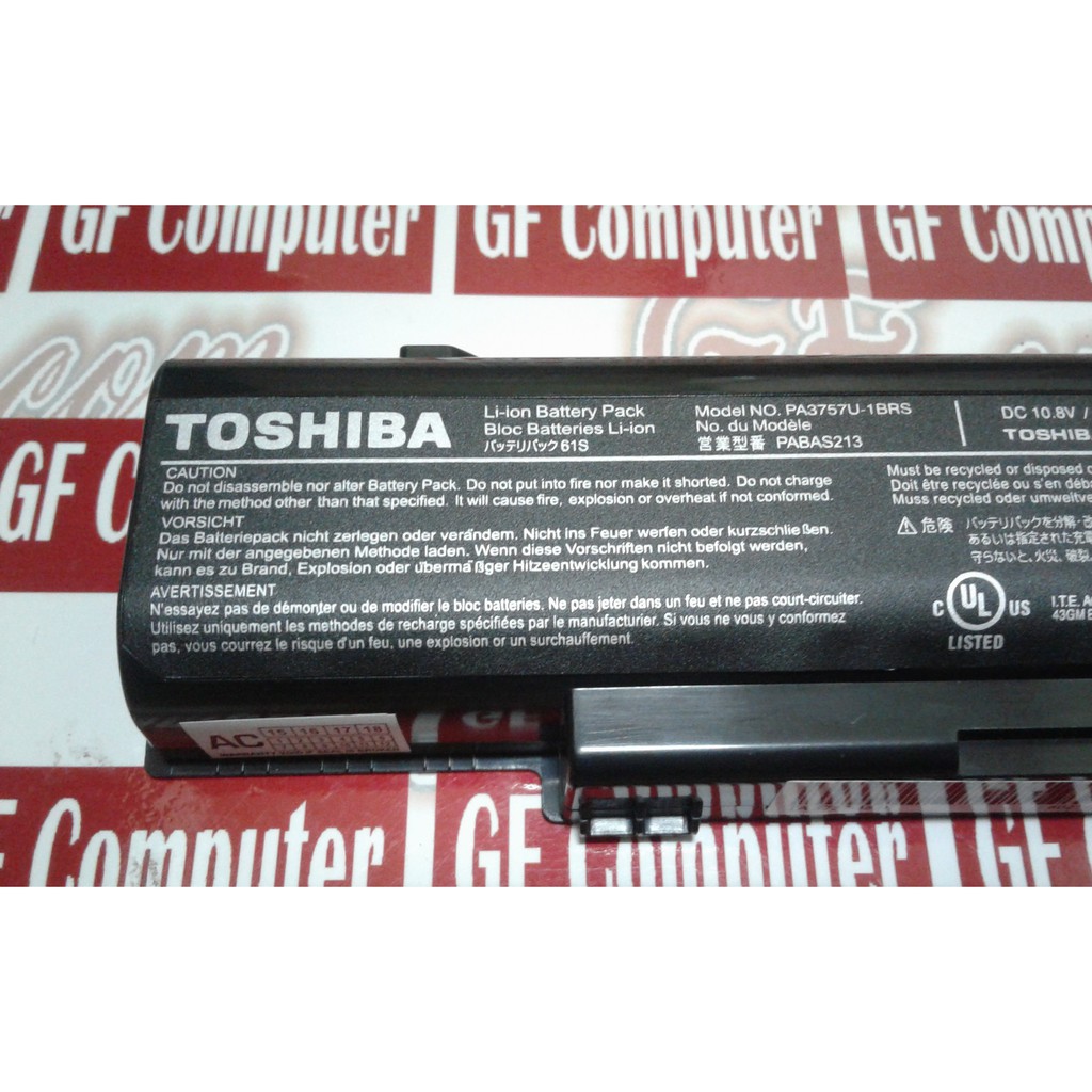 Original Baterai Laptop Toshiba Dynabook Qosmio T750 T751 T851 V65,  Qosmio F60 F750 F755 Series