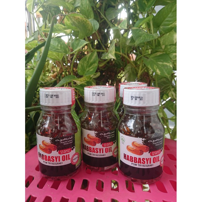 Habbatussauda/Habbatussauda Oil/HABBASYI OIL HNU 210 KAPSUL