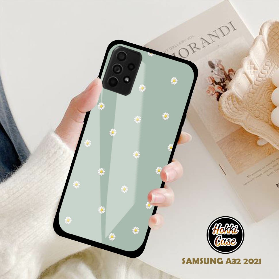 Softcase Glass kaca SAMSUNG A32  -  [489] - Case Kaca SAMSUNG A32 - Softcase SAMSUNG A32