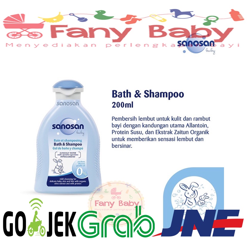 Sanosan Bath &amp; Shampoo 200ml