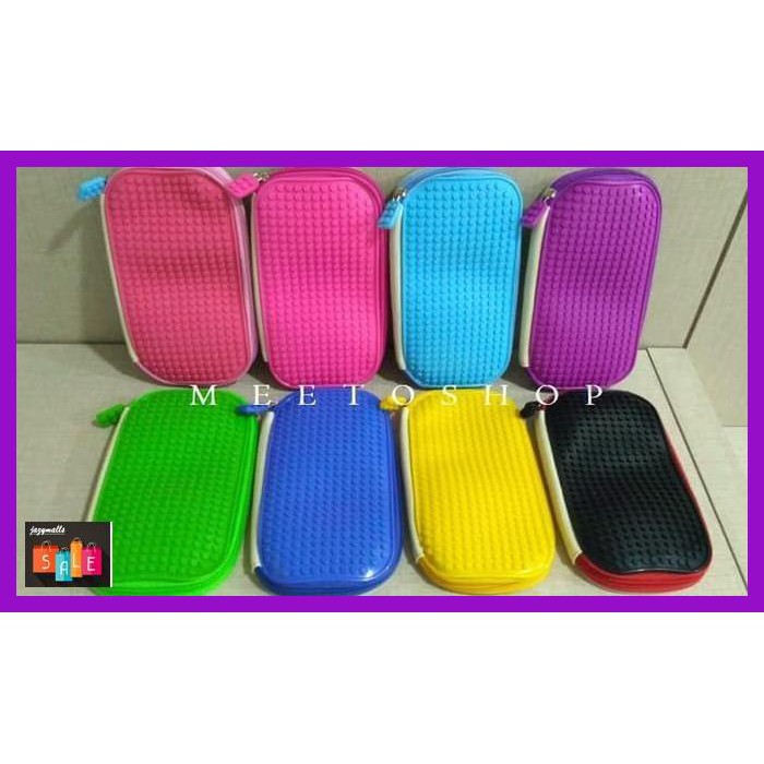 

Silutala- Lego Pensil Case / Pouch / Kotak Pensil - Biru Birel -Ori.