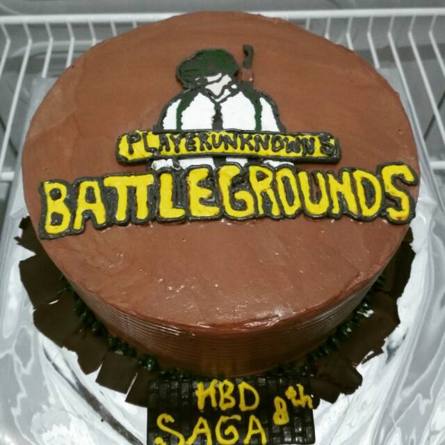 

Cake Pubg/kue ultah brownis/cake karakter