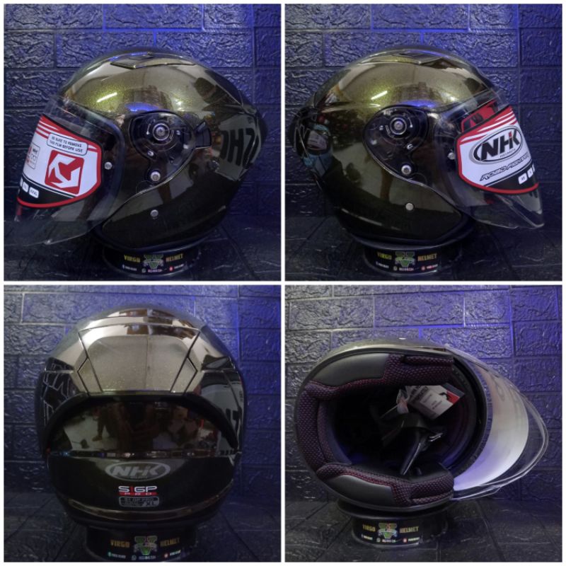 HELM NHK S1 GP PRO SOLID STAR ARMY NHK S1 ARMY ORIGINAL TERMURAH