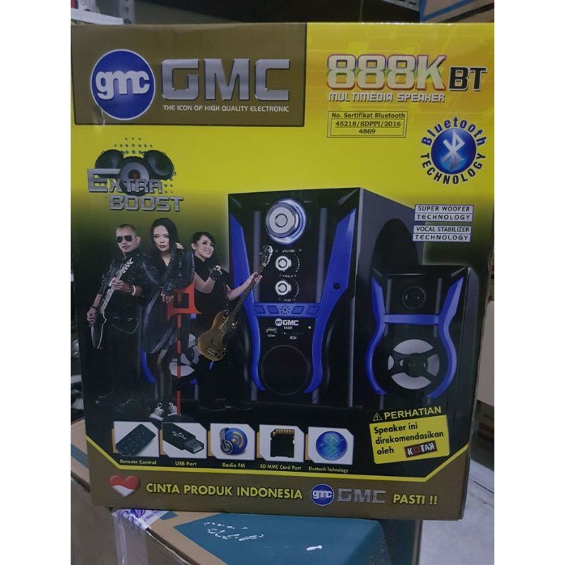 Speaker GMC 888K BT Speaker Bluetooth GMC 888K BT Extra Boost
